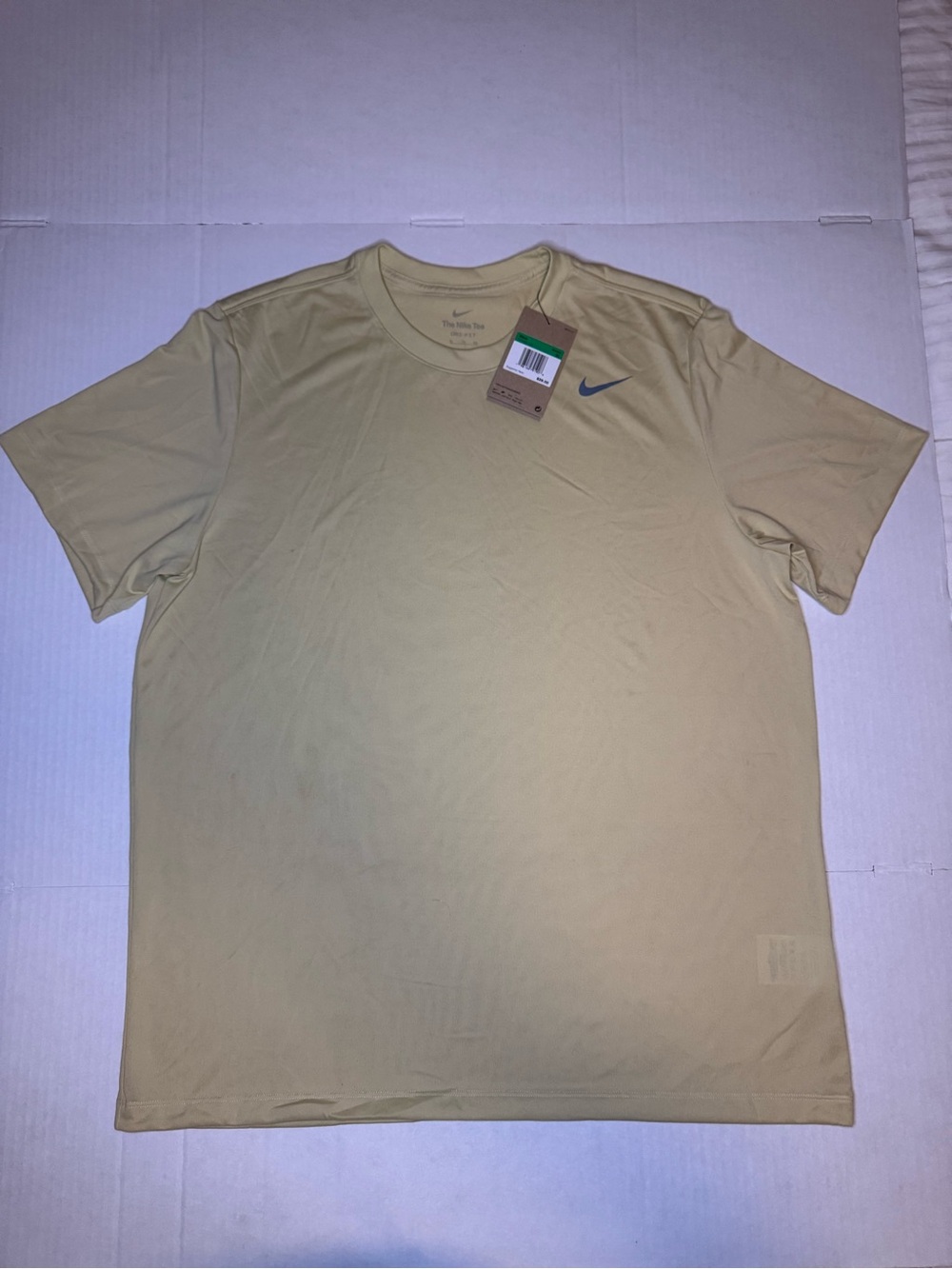 Nike Men’s Short Sleeve Crew Tee — Light Beige